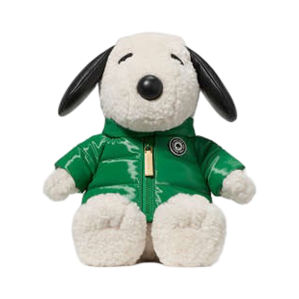 Kate Spade Green Puffer Jacket With Snoopy Bag Bagsbin3